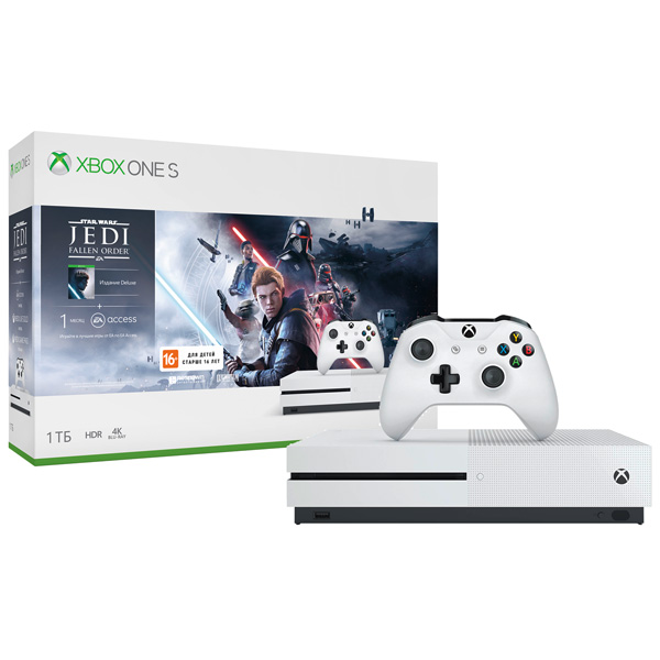 Игровая консоль Xbox One Microsoft S 1TB + Star Wars Jedi: Fallen Order